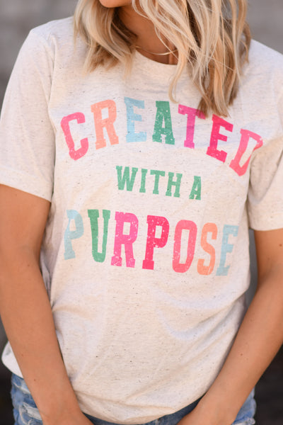 Created with a Purpose tee