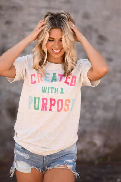 Created with a Purpose tee