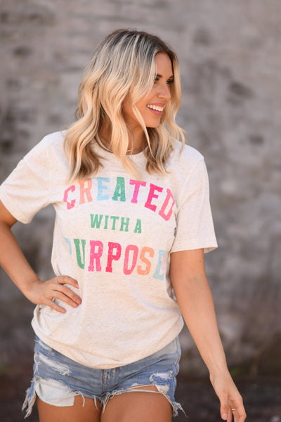 Created with a Purpose tee
