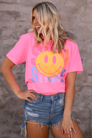 Sun Shine Smiley tee