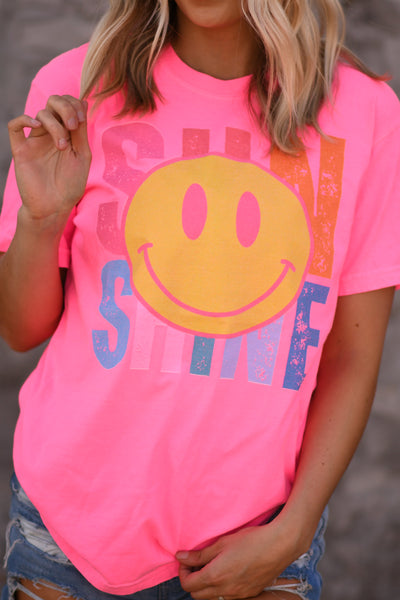 Sun Shine Smiley tee