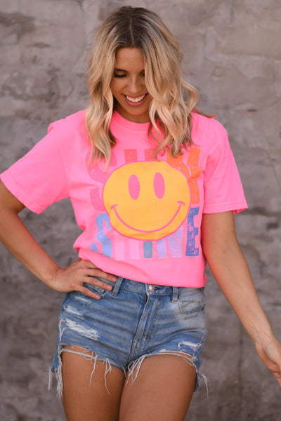 Sun Shine Smiley tee