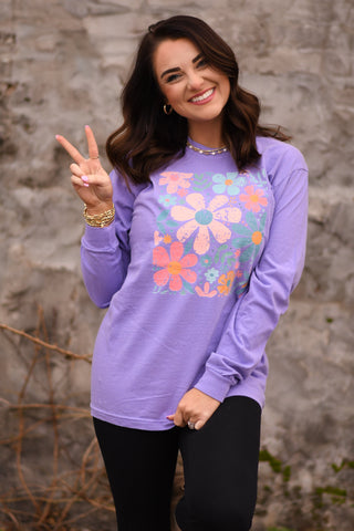 Flower Power Long Sleeve tee