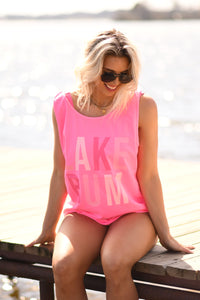 Lake Bum tank (pink)