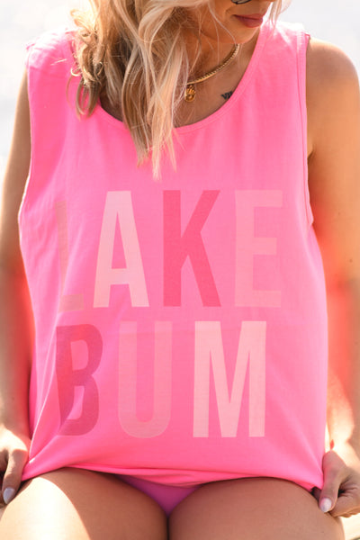 Lake Bum tank (pink)