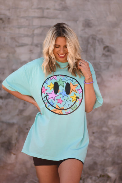 Starry Smiley tee