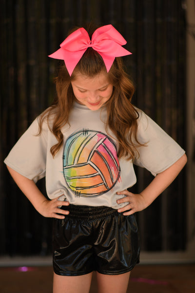 Rainbow Volleyball tee