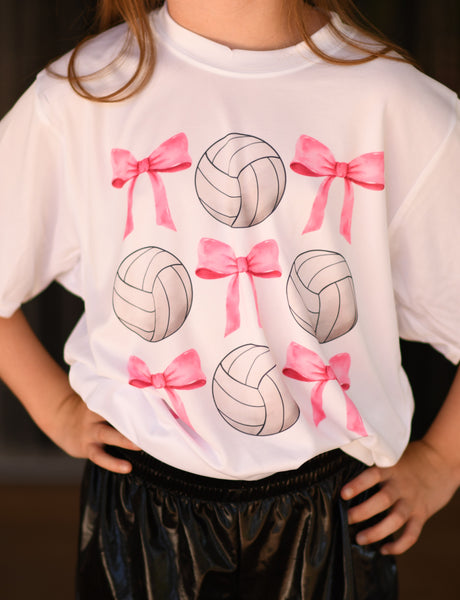 Volleyball Bow tee