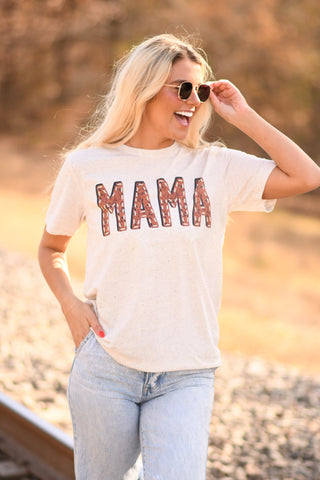 Stitched Mama tee