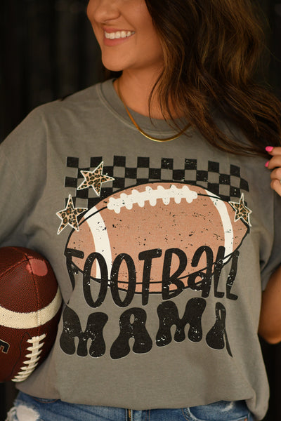 Football Mama custom color tee