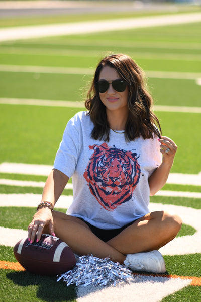 Tiger mascot tee