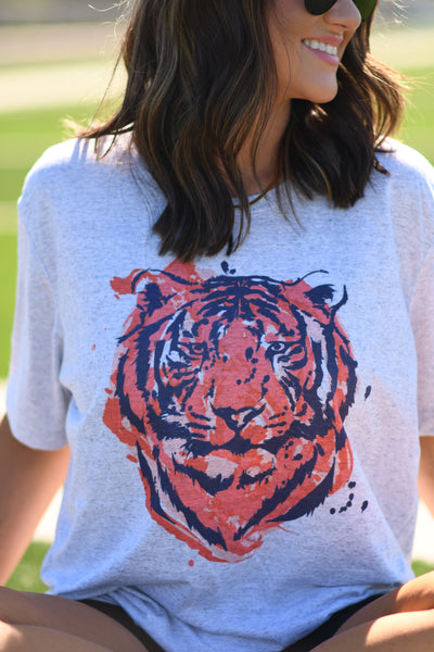 Tiger mascot tee