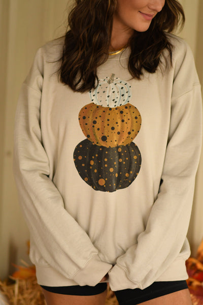 Spotted Pumpkin sweatshirt