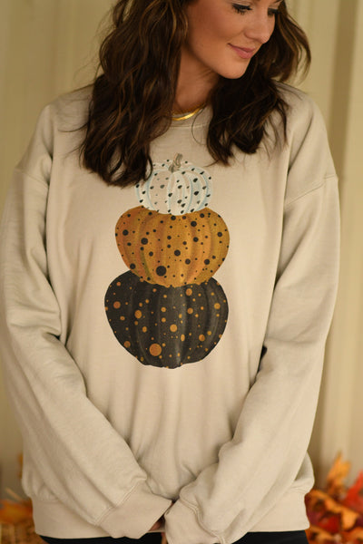 Spotted Pumpkin sweatshirt