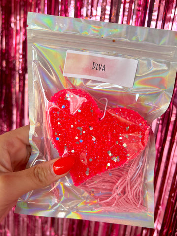 Pink Glitter Heart