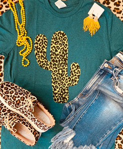 Leopard Cactus Tee