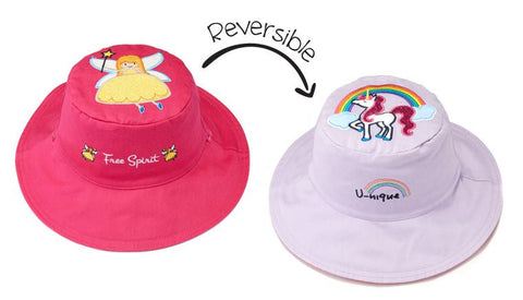 Kids UPF50+ Sun Hat - Fairy/Unicorn